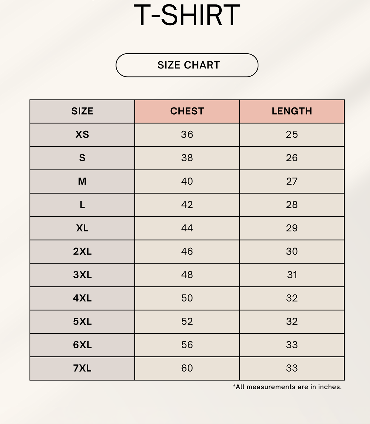 Color_Size Chart