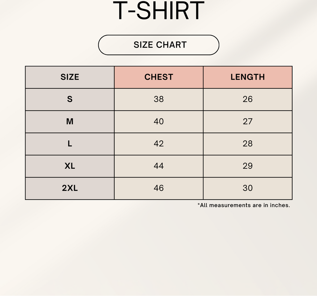 Color_Size Chart