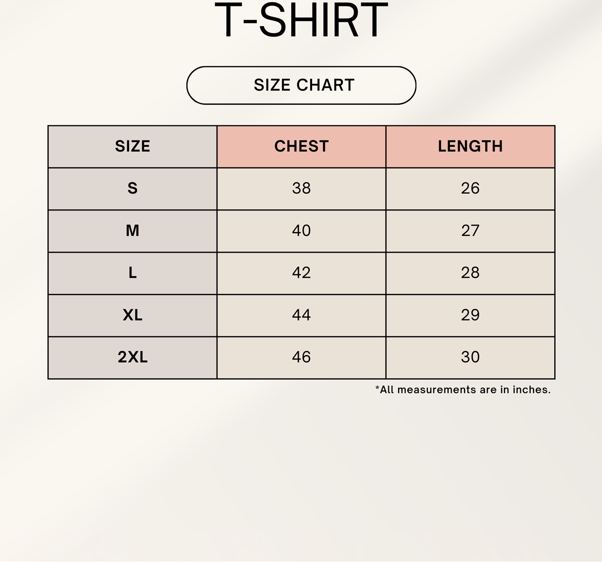 Color_Size Chart