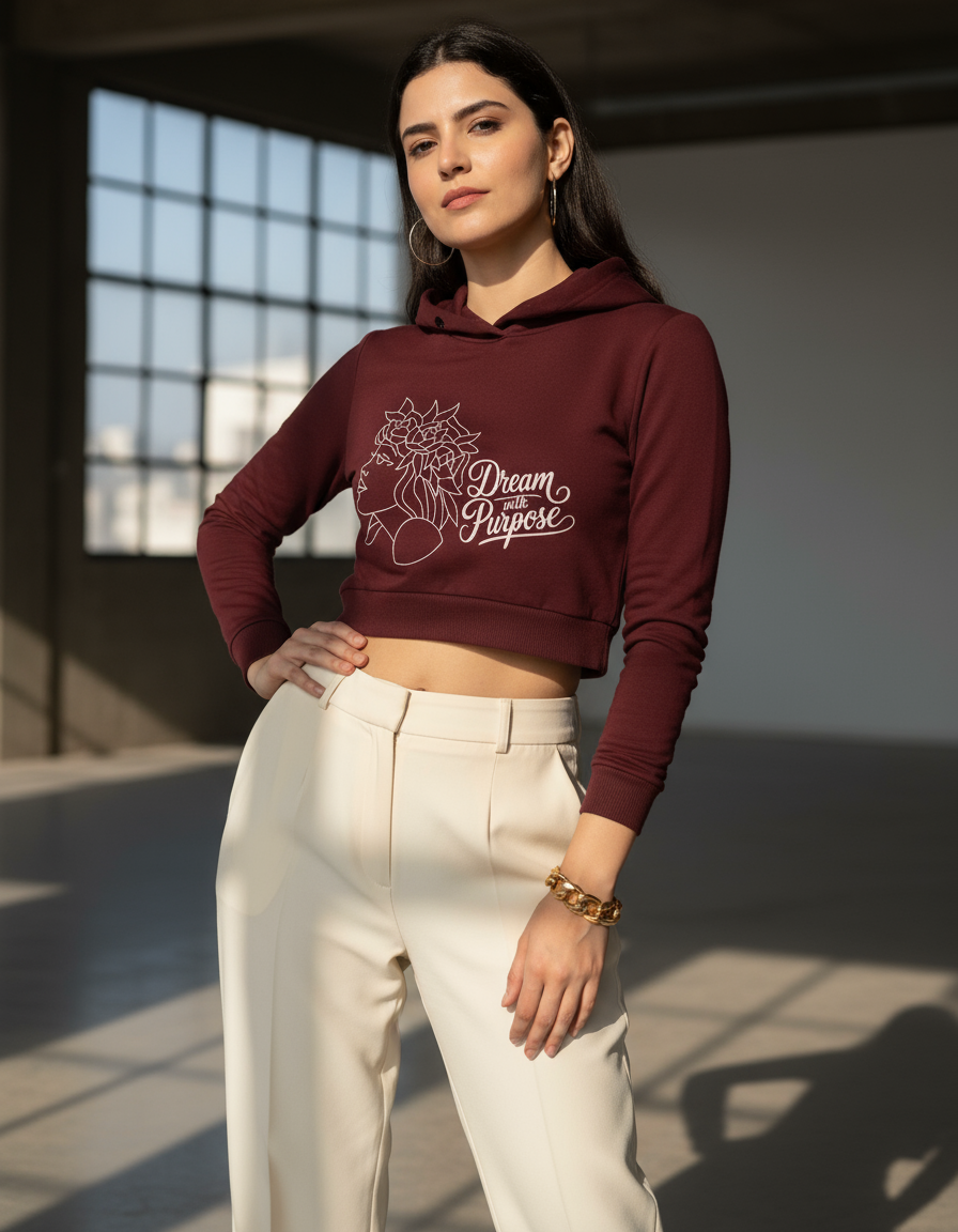 Inspiring Designer Cropped Hoodie