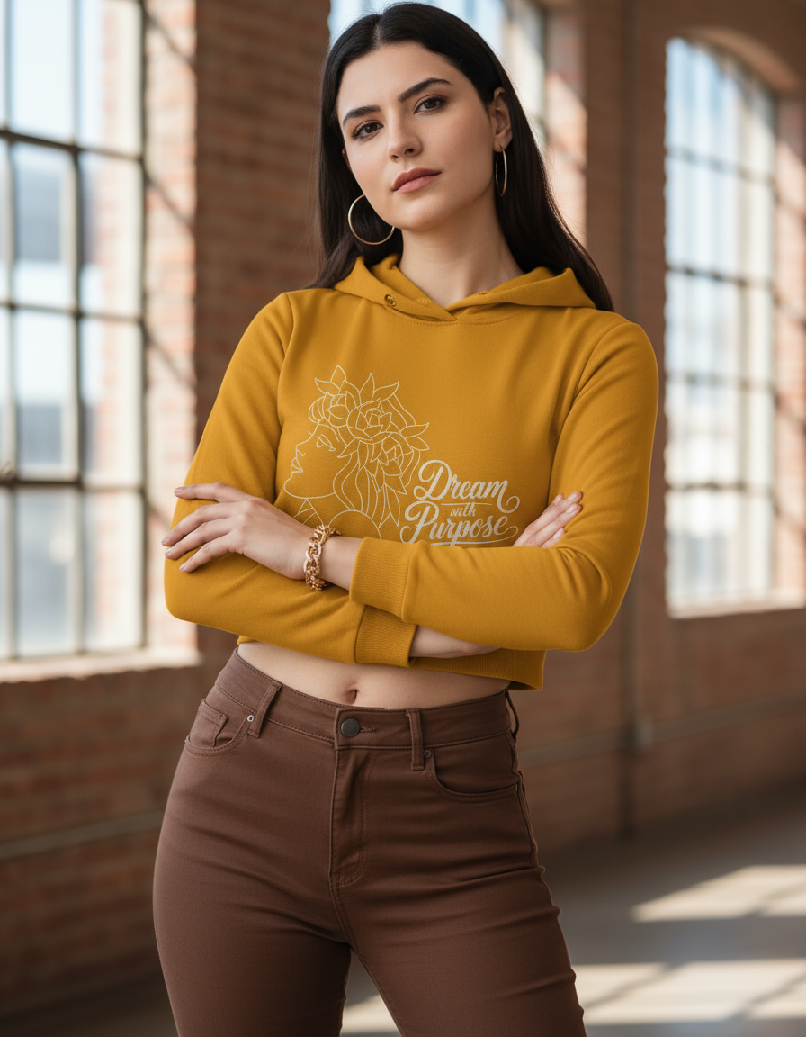 Inspiring Designer Cropped Hoodie