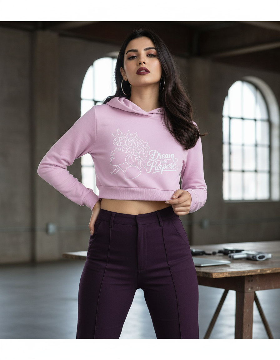 Inspiring Designer Cropped Hoodie