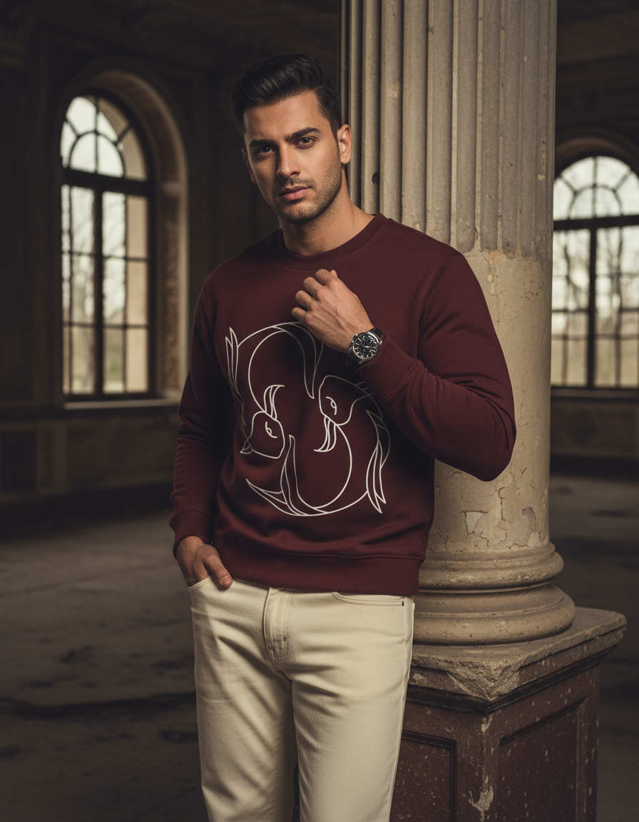 Designer Koi Fish Sweatshirt