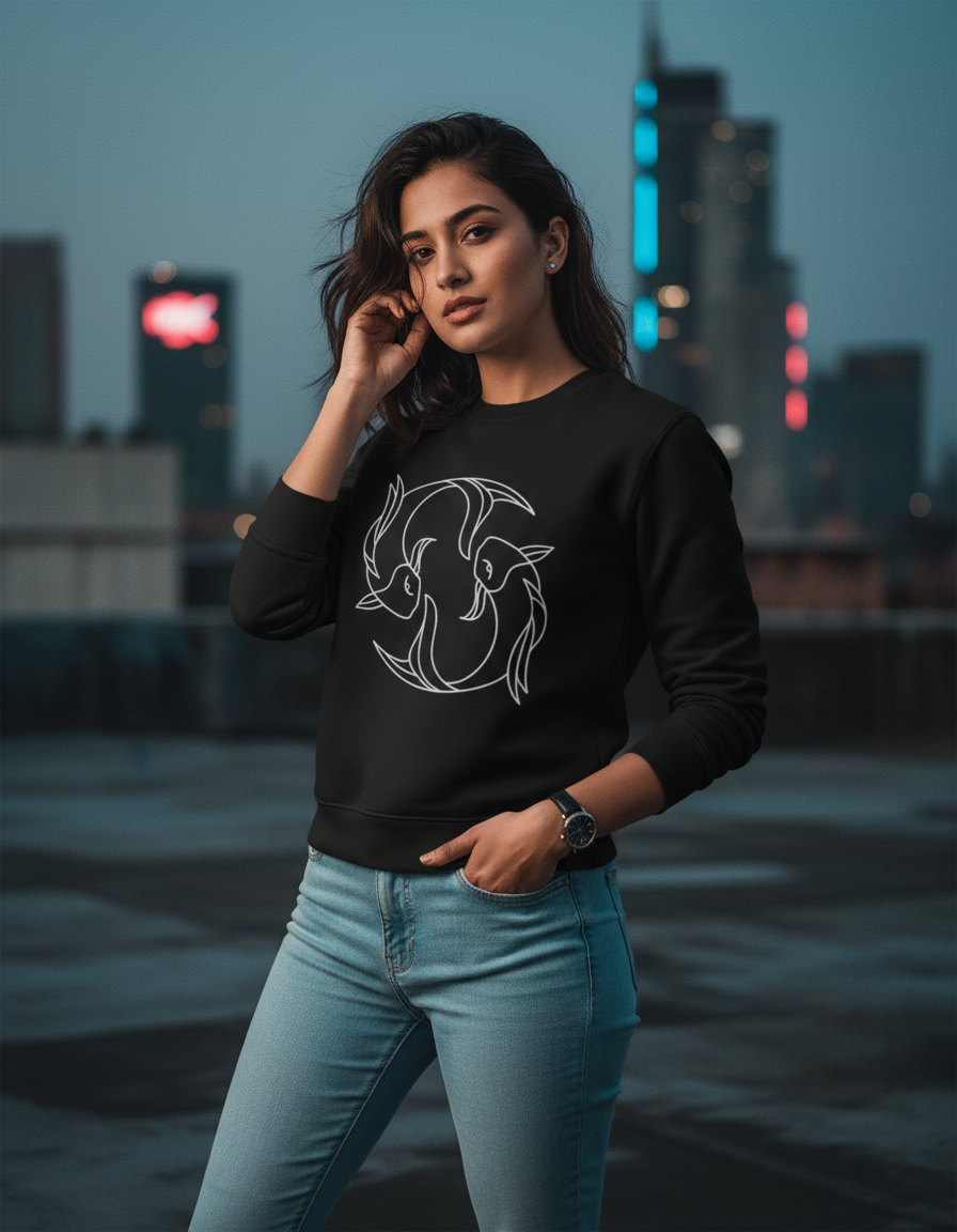 Designer Koi Fish Sweatshirt