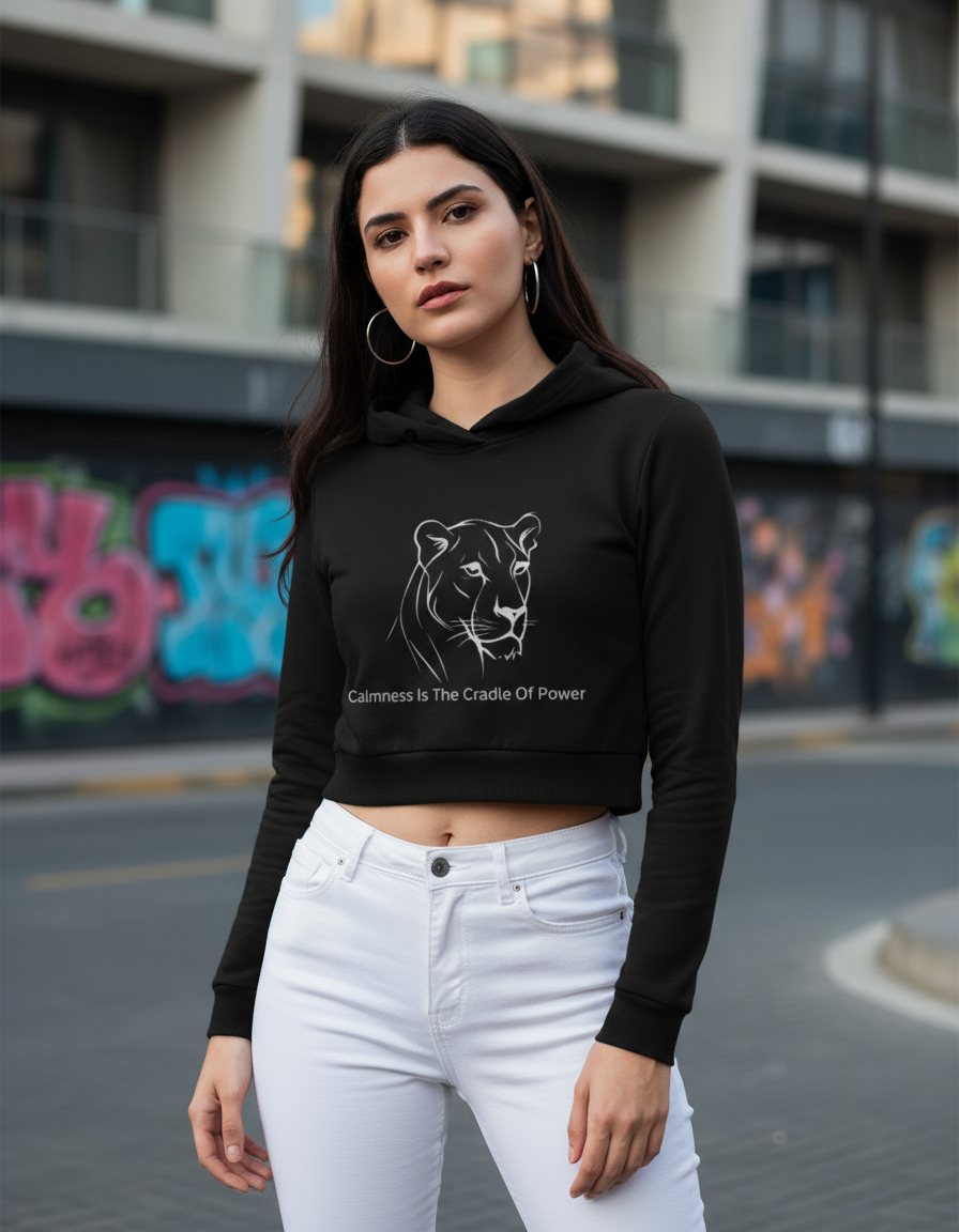 Poise Designer Cropped Hoodie