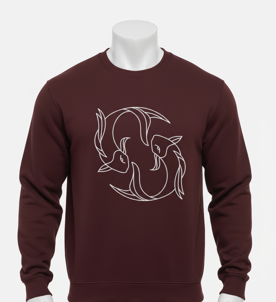 Designer Koi Fish Sweatshirt