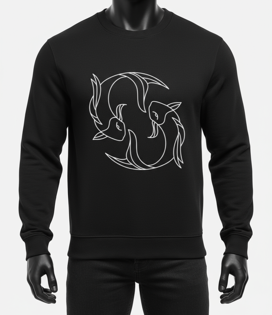 Designer Koi Fish Sweatshirt