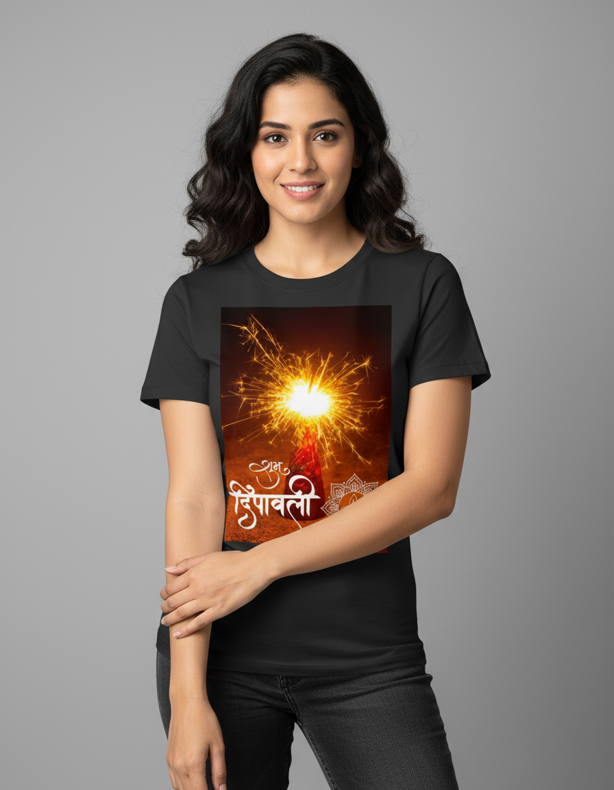 Sparkling Subh Deepawali T-Shirt