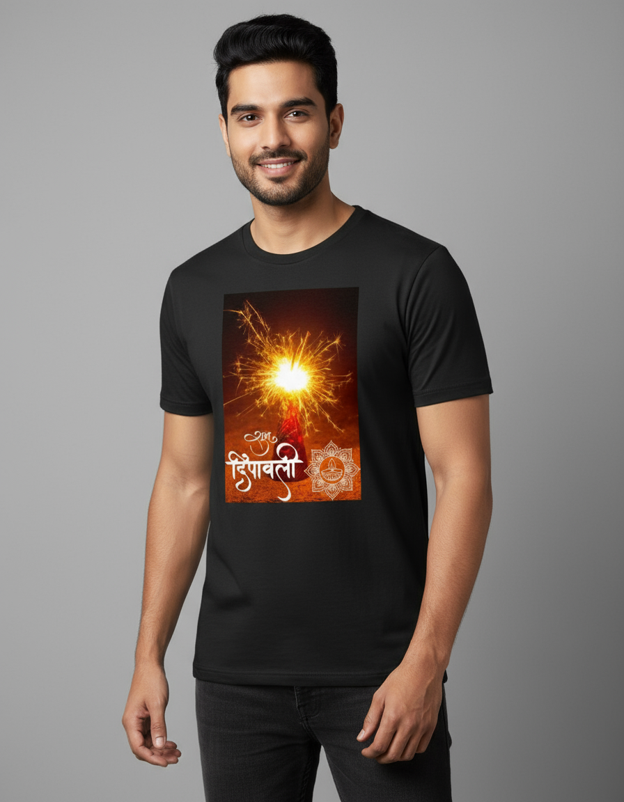 Sparkling Subh Deepawali T-Shirt