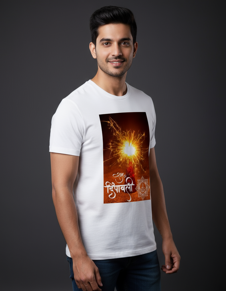 Sparkling Subh Deepawali T-Shirt